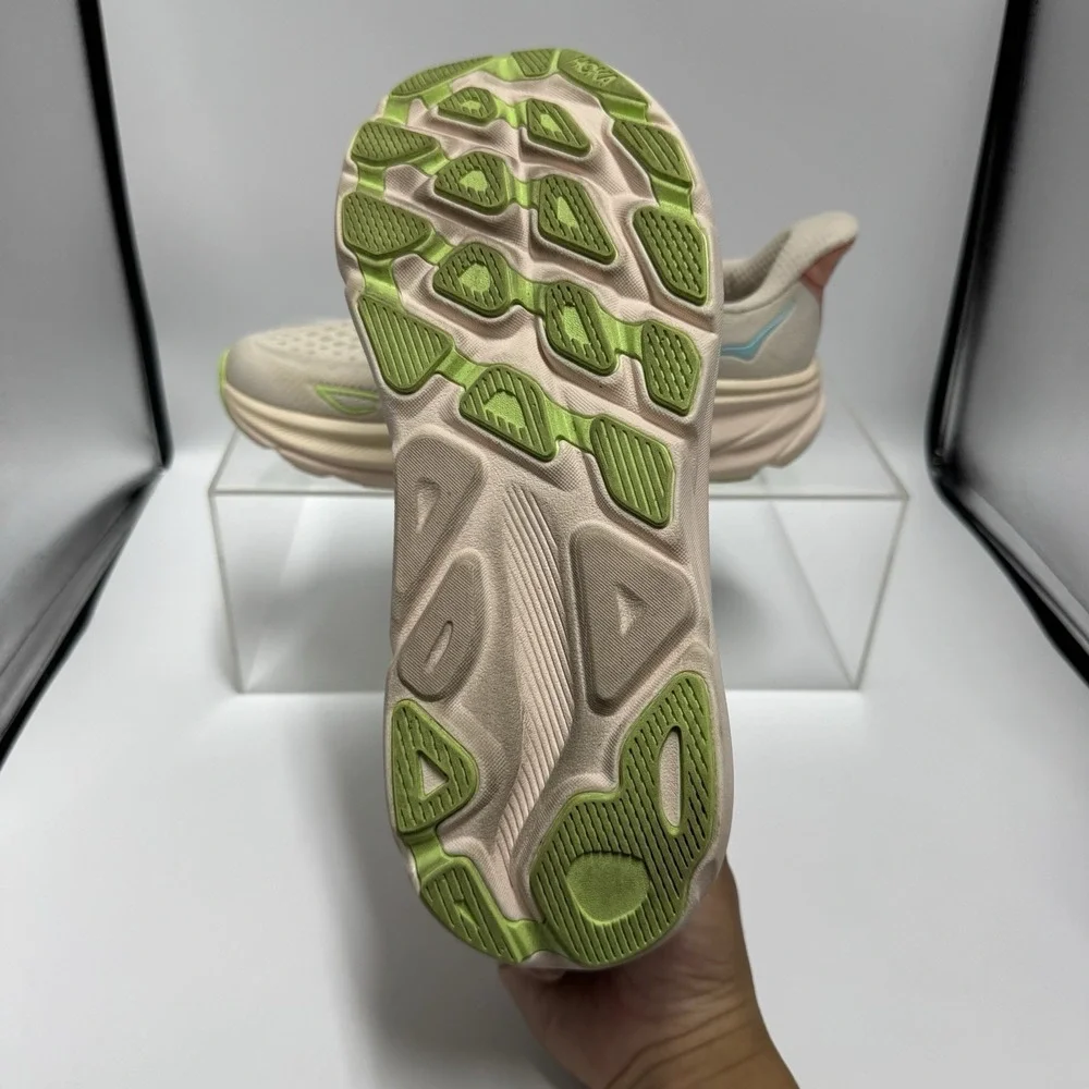 Hoka Clifton 9 Cream Vanilla Astral Running Shoes 1127896 VLS Women's Size 10.5